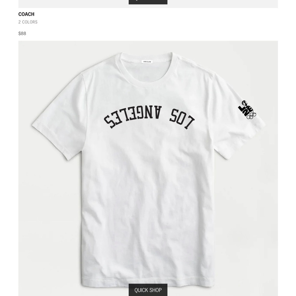 Hiro Clark Los Angeles T shirt.